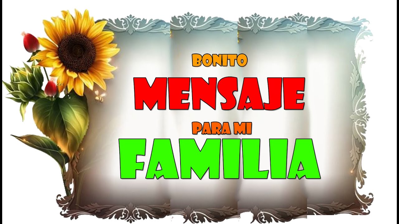 mensajes de paz y amor para la familia