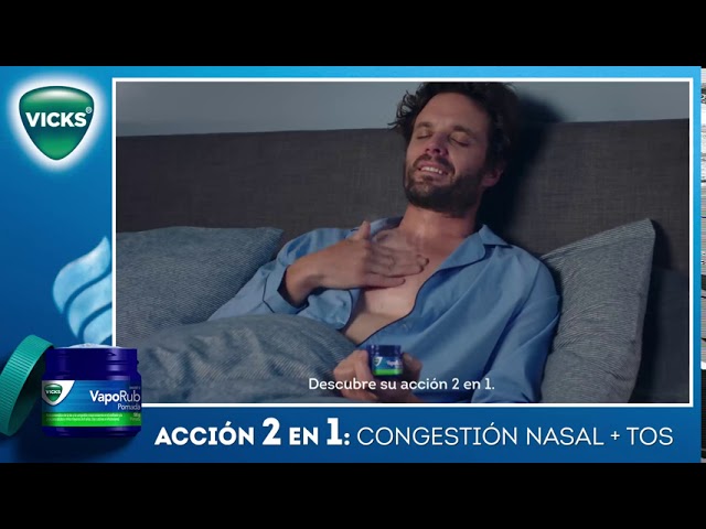 para que sirve el vick vaporub en el pecho