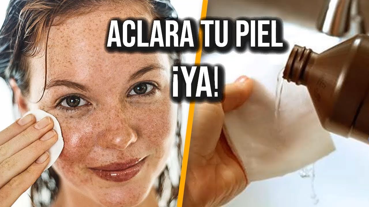 para quitar manchas dela piel con agua oxigenada