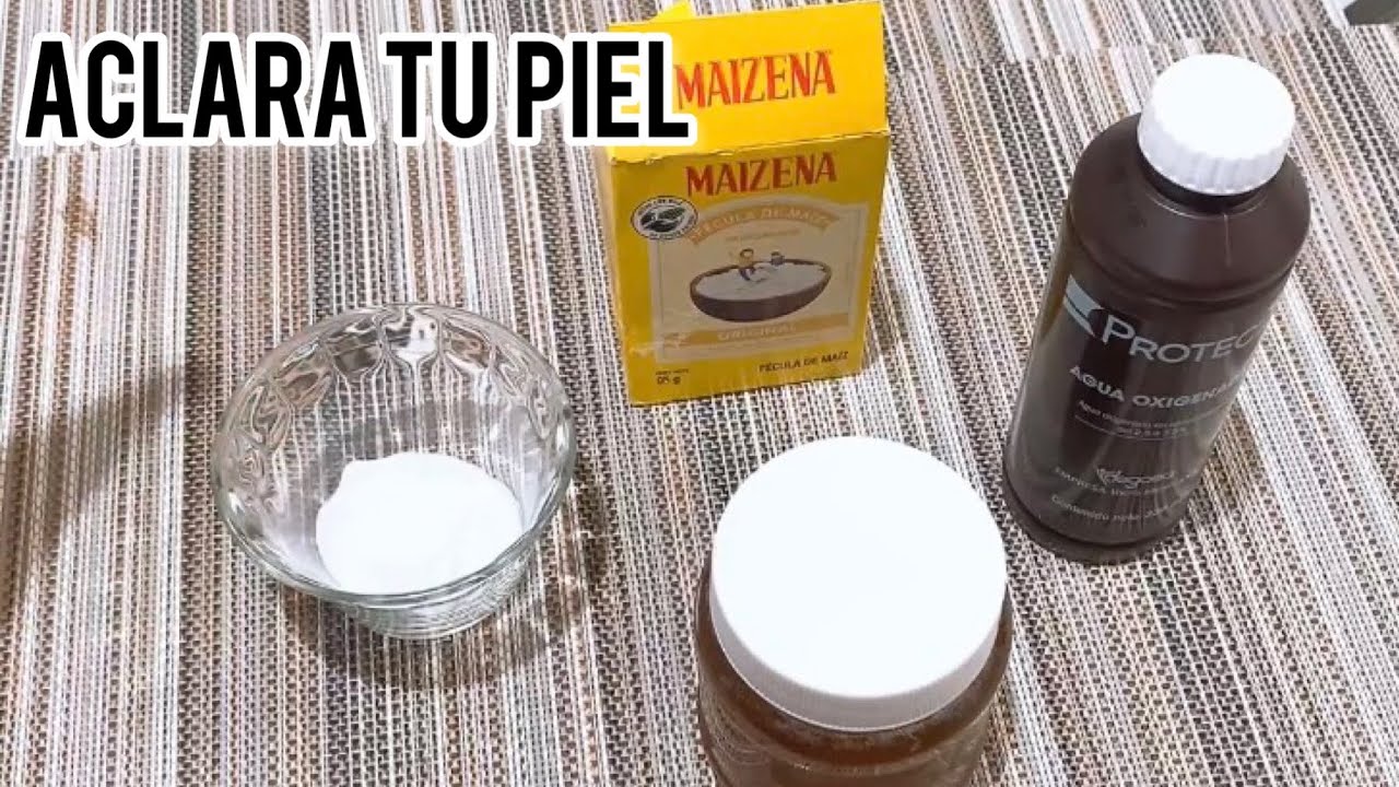 quitar manchas dela cara con bicarbonato y agua oxigenada