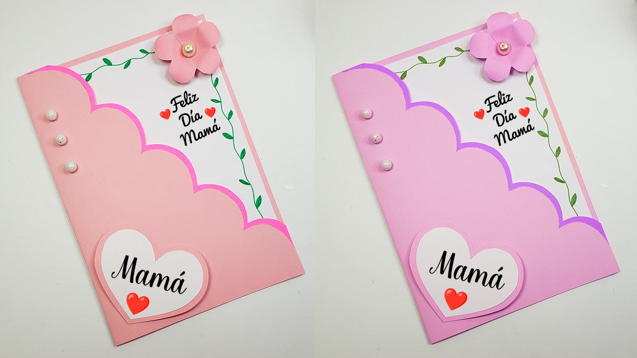 trabajos para el dia de la madre en cartulina