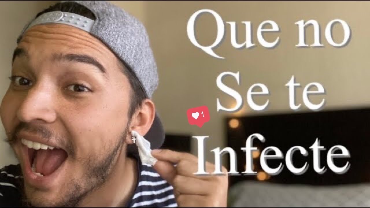 como curar bien un piercing en la oreja