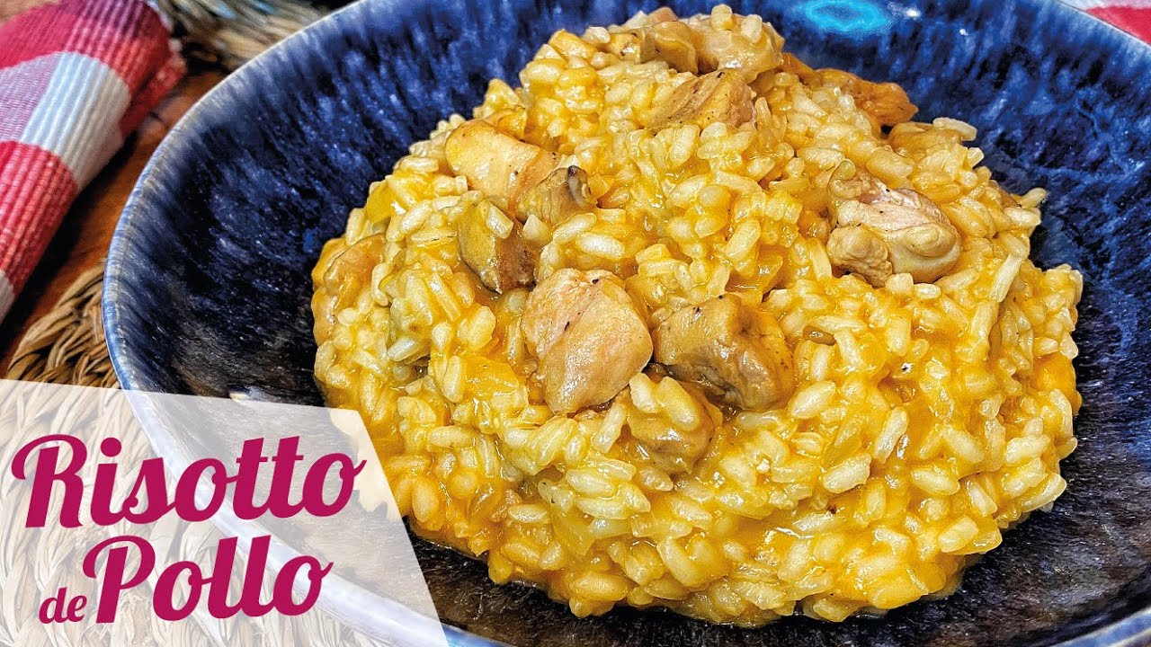 como se hace risotto de arroz con pollo