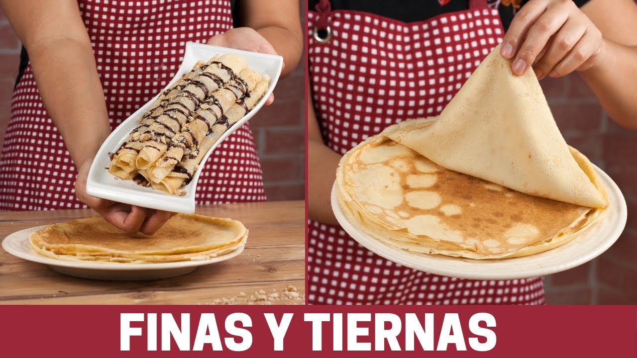 cómo se prepara la masa para crepas dulces