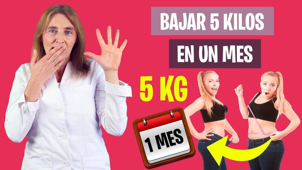 dieta para bajar 6 kg en un mes