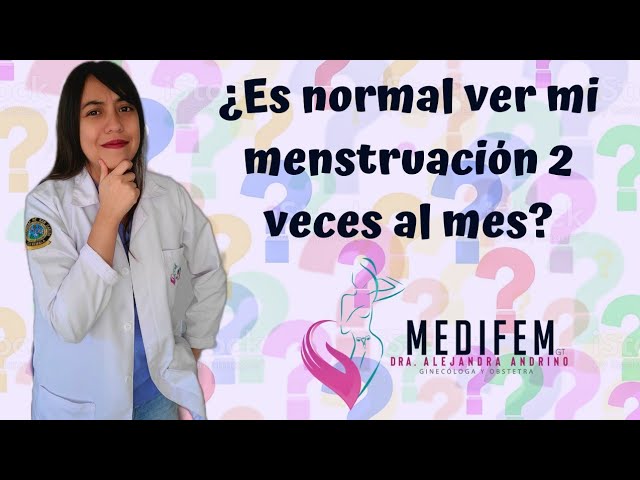 menstruacion dos veces al mes tomando pastillas anticonceptivas
