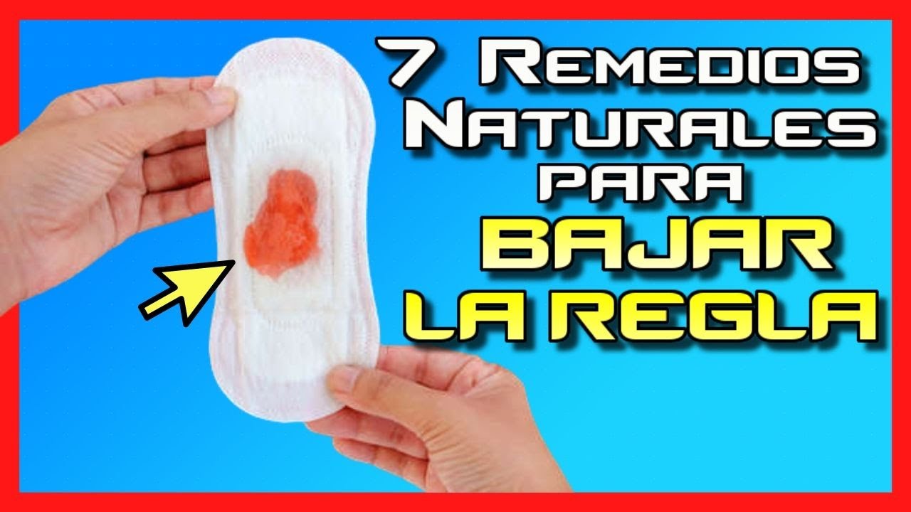 que puedo tomar para que me llegue la menstruacion