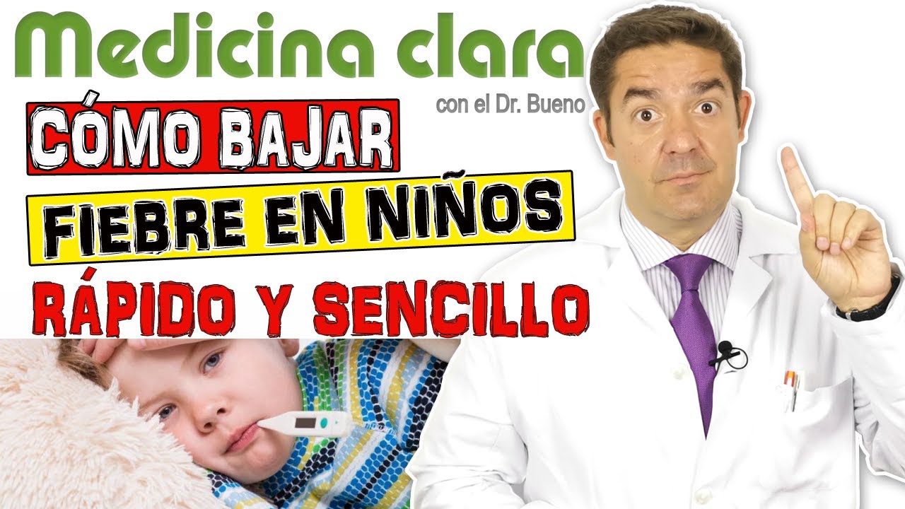 que es bueno para bajar la fiebre en bebes